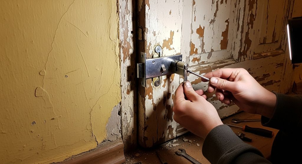 Instalación cerrojo LINCE en Brunete